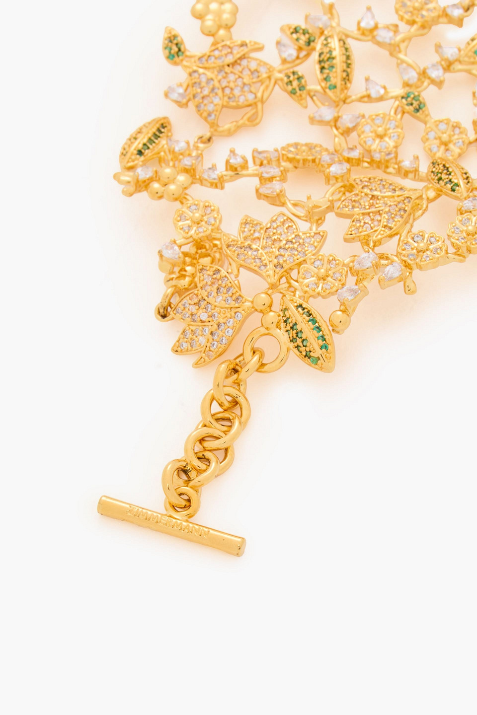 Zimmermann Gold-tone Crystal Bracelet In Gold