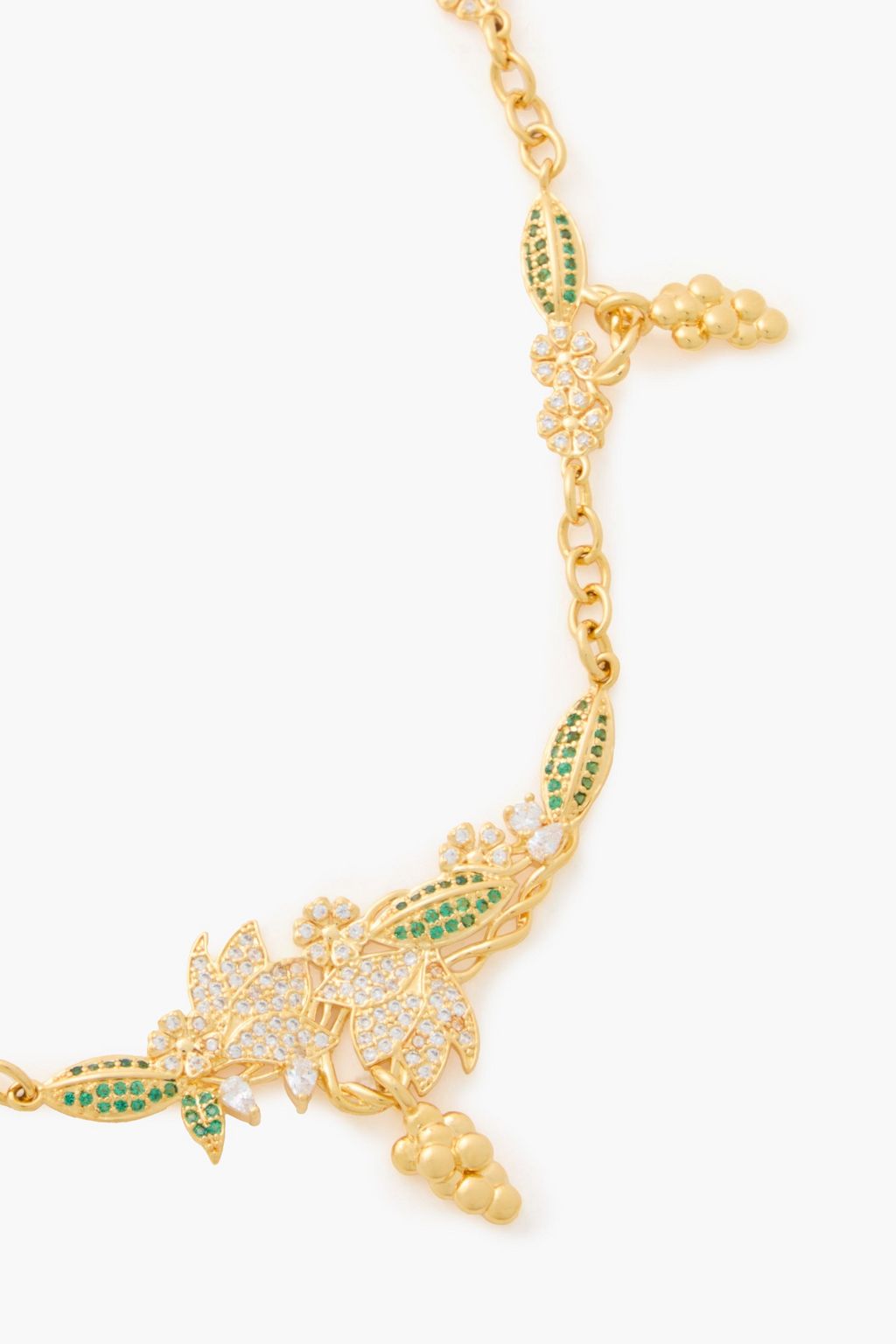 ZIMMERMANN Gold-tone crystal necklace