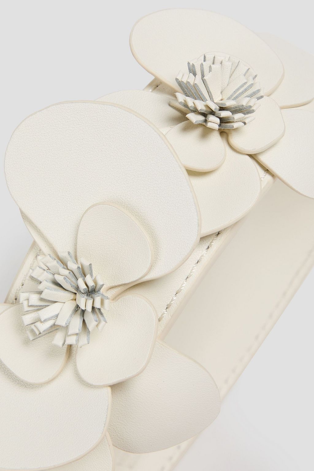 ZIMMERMANN Floral-appliquéd leather headband