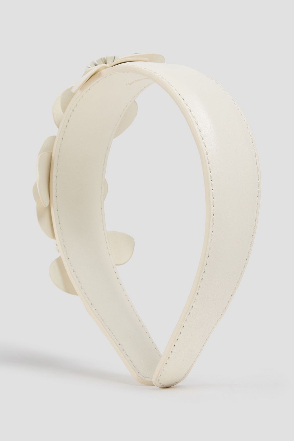 ZIMMERMANN Floral-appliquéd leather headband