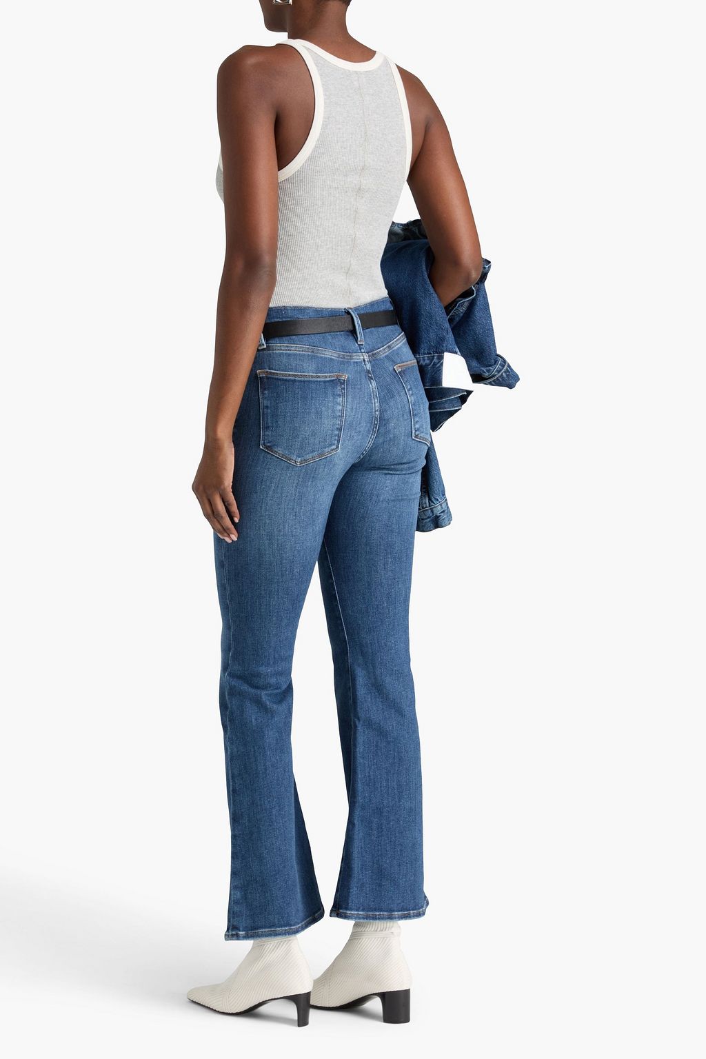 FRAME Le Pixie High Flare high-rise flared jeans