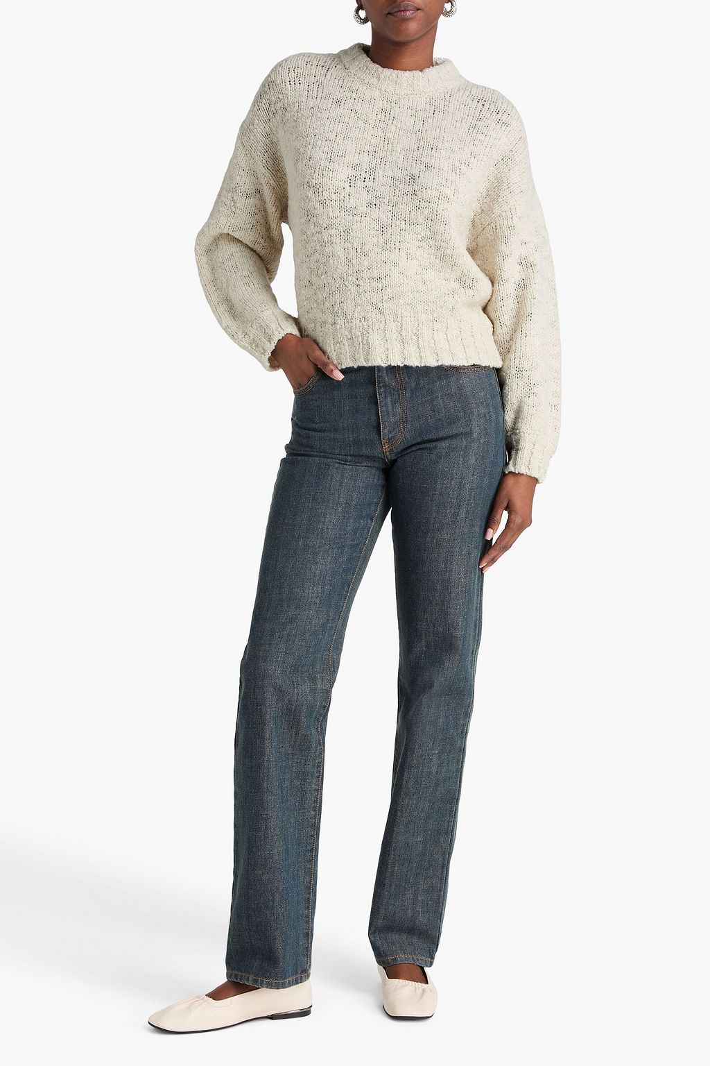 FRAME Wool-blend sweater