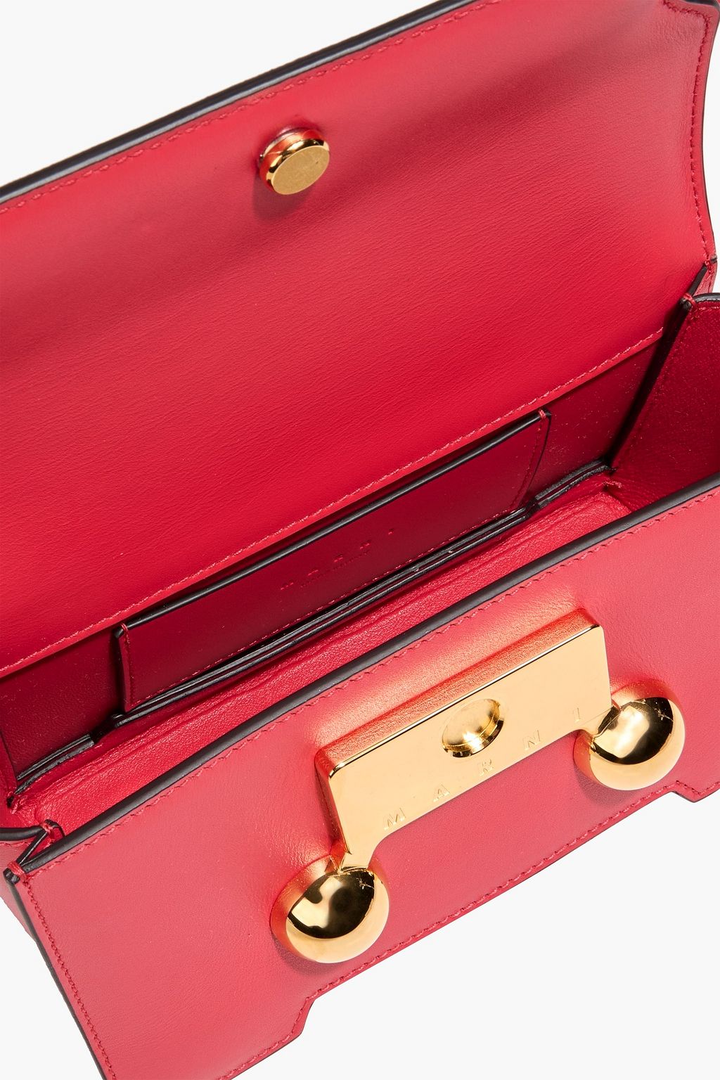 MARNI Trunkaroo mini leather shoulder bag