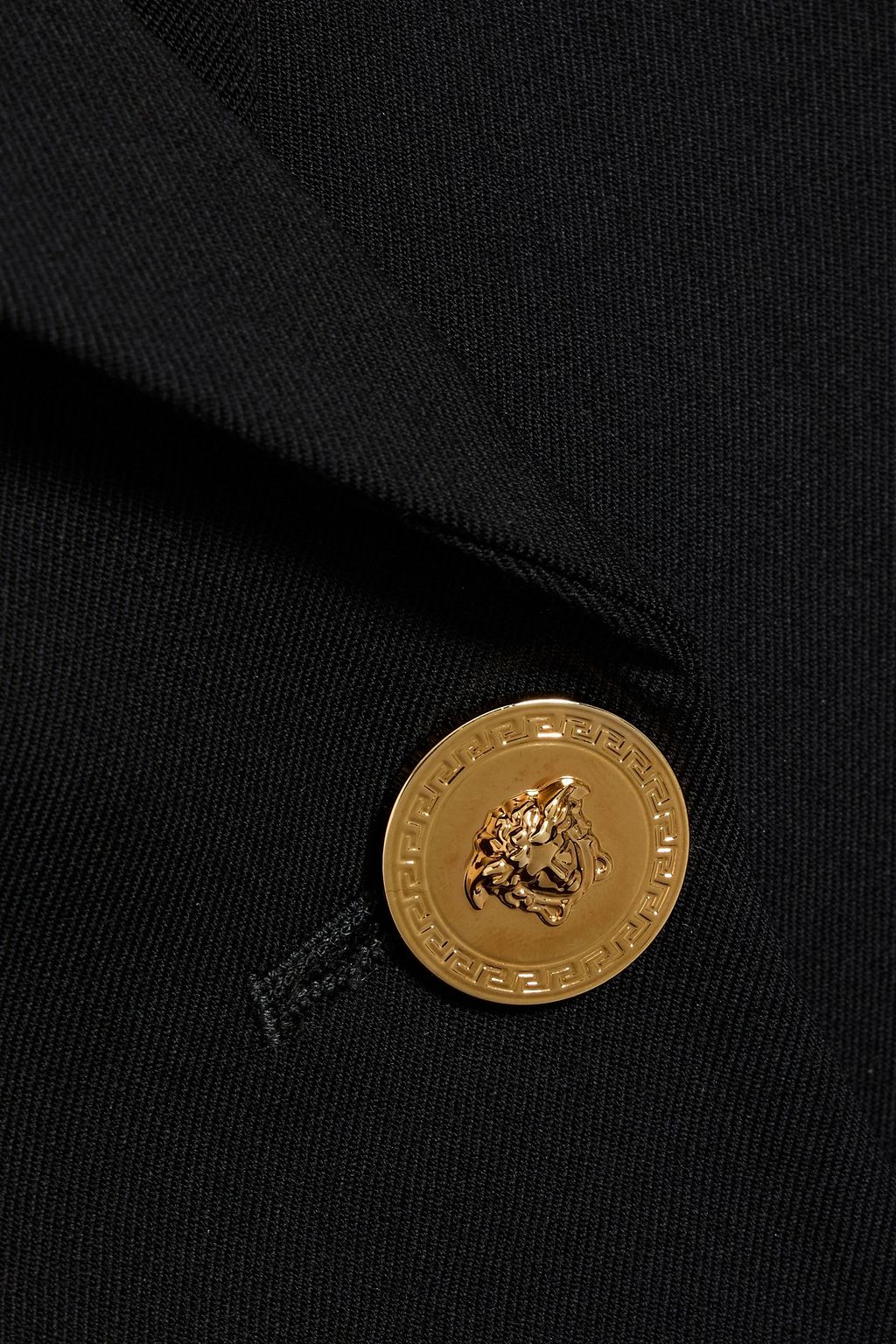 VERSACE Wool-blend twill blazer