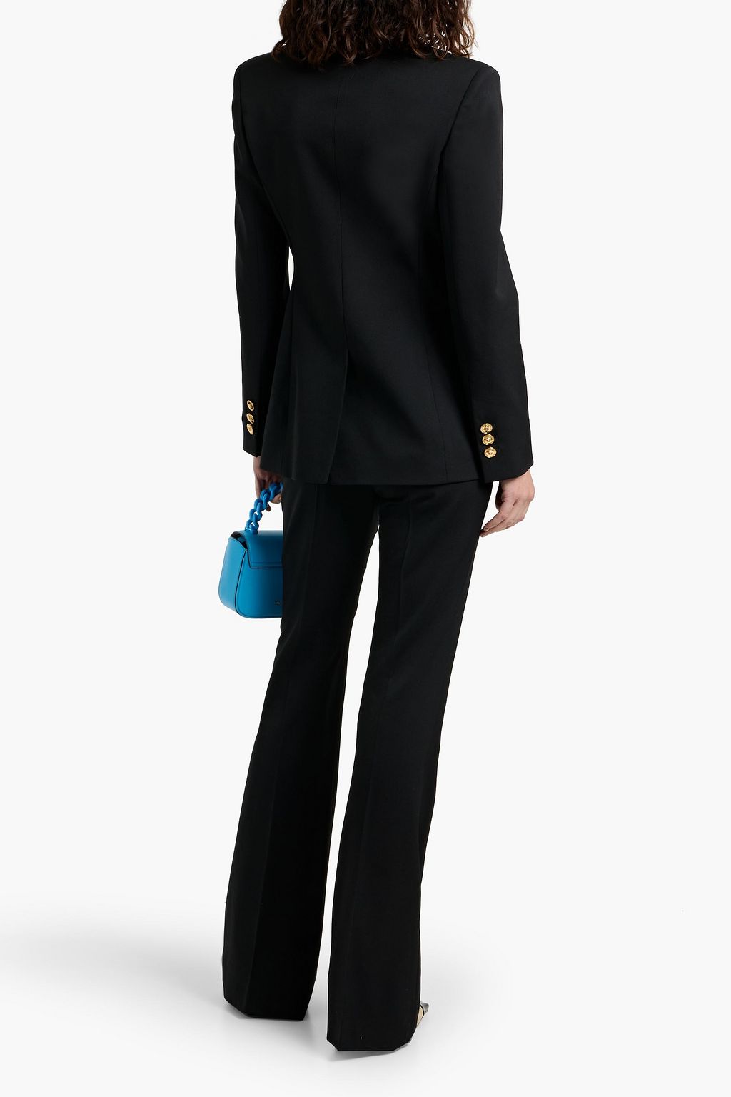 VERSACE Wool-blend twill blazer