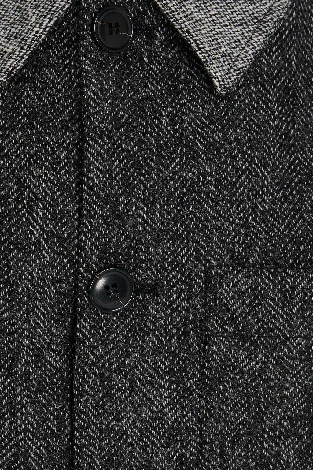 FRAME Wool-blend tweed jacket