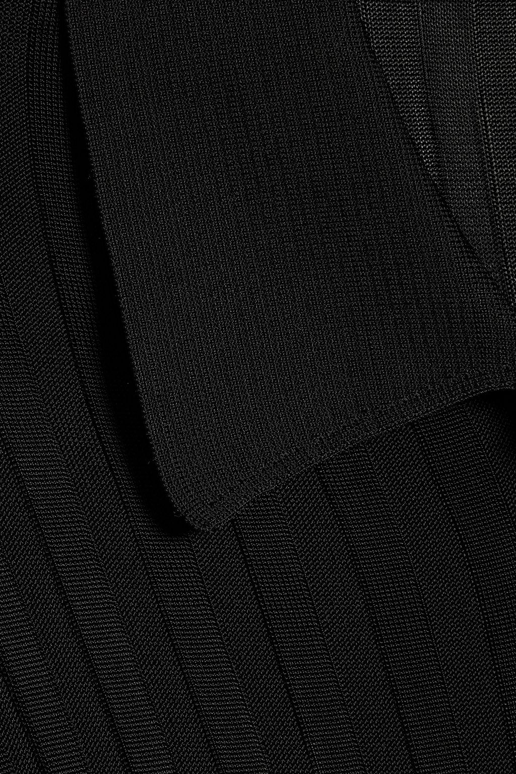VERSACE Ribbed-knit dress