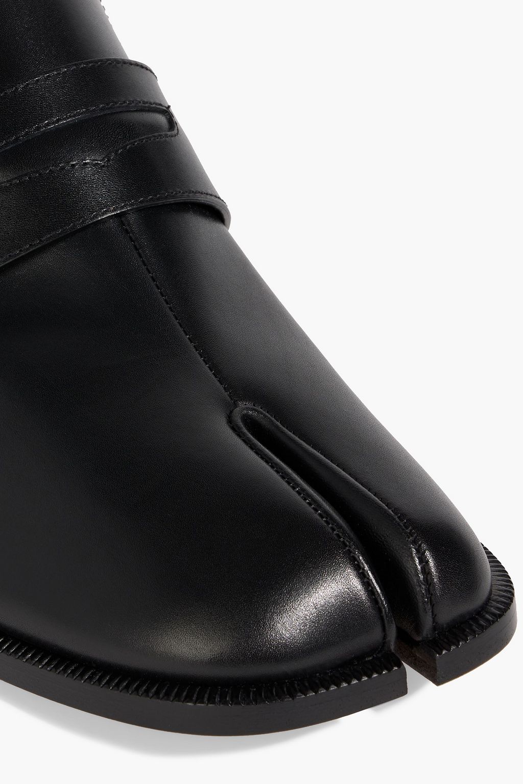 MAISON MARGIELA Tabi split-toe leather loafers