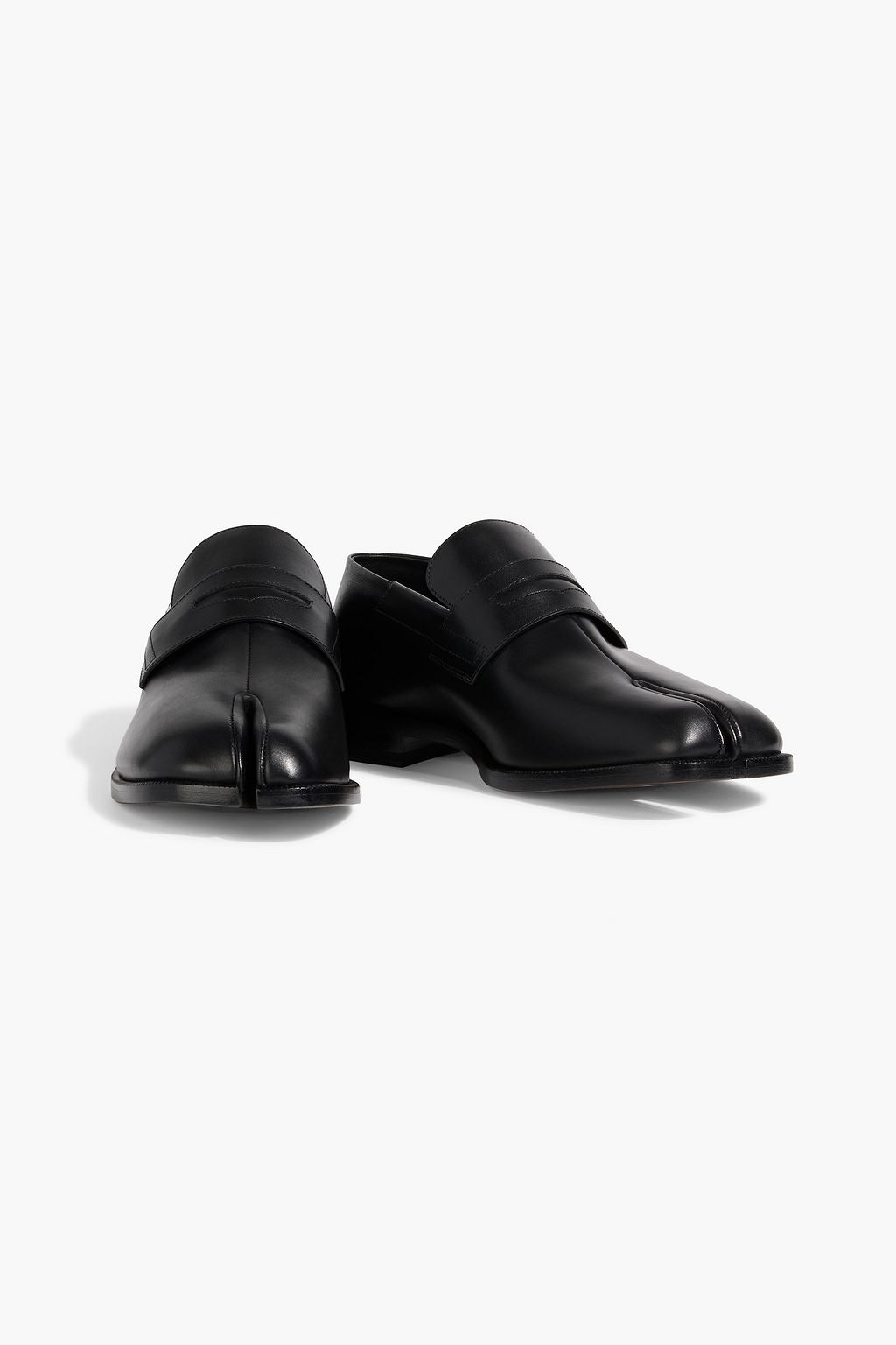 MAISON MARGIELA Tabi split-toe leather loafers