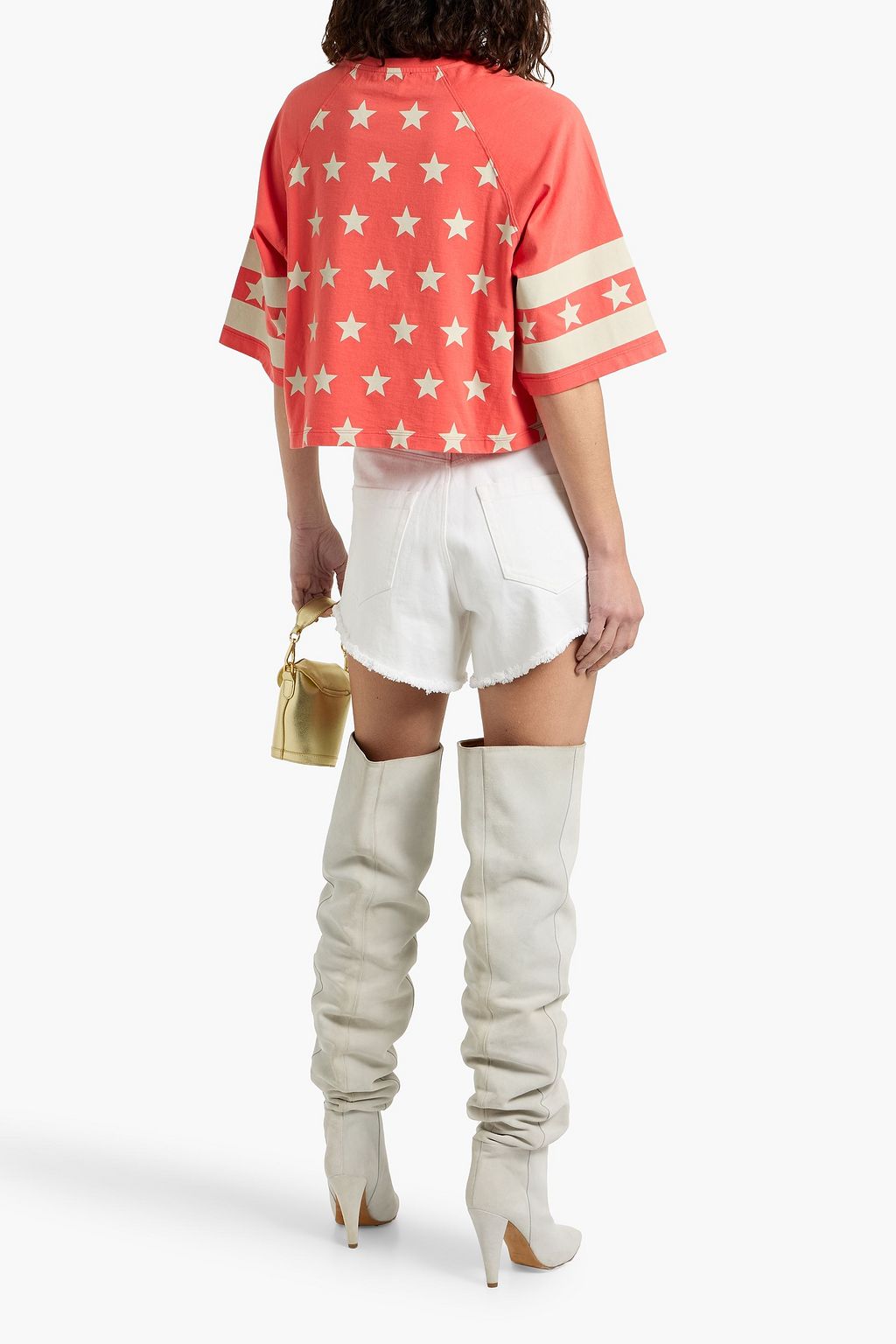 BALMAIN Cotton-jersey printed t-shirt