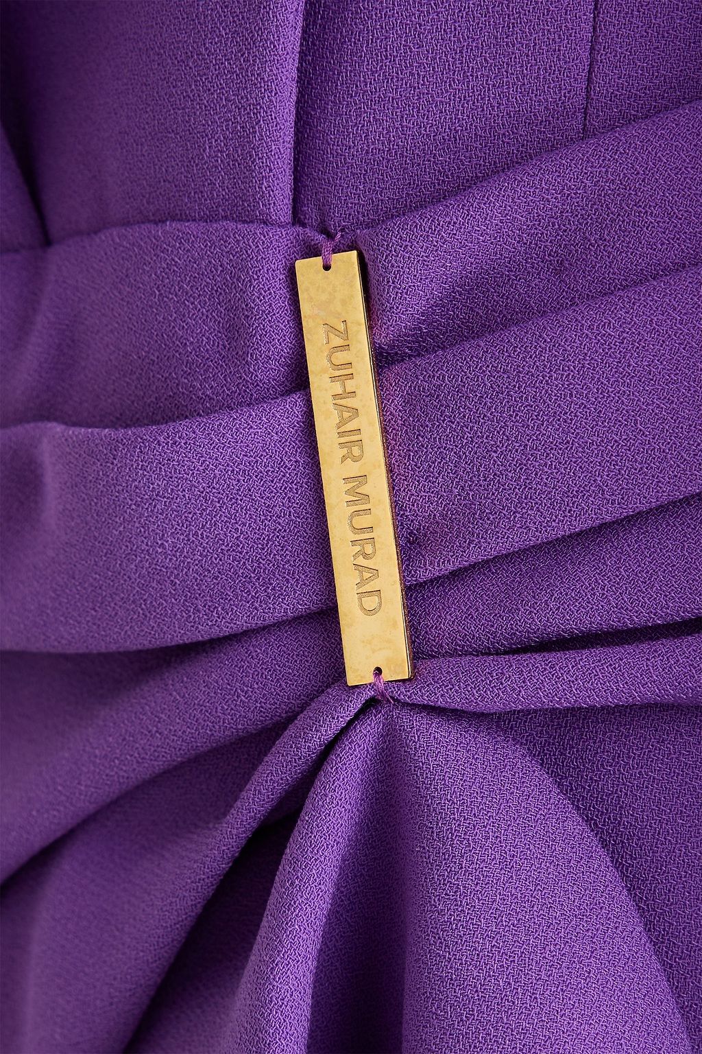 ZUHAIR MURAD Wrap-effect crepe gown