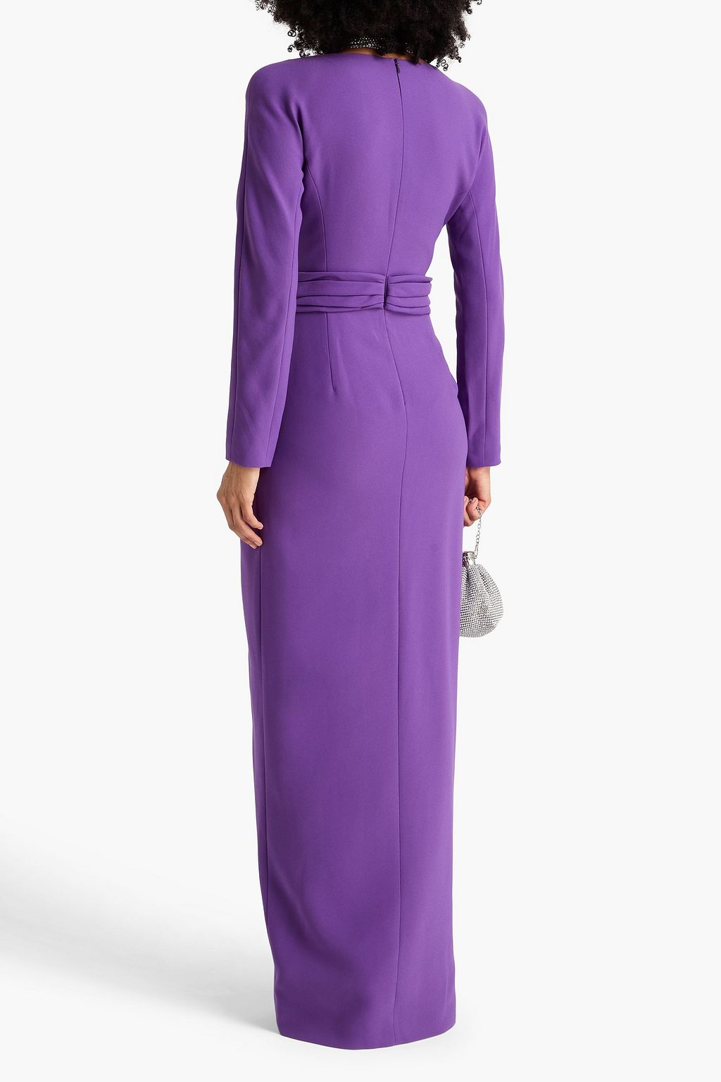 ZUHAIR MURAD Wrap-effect crepe gown