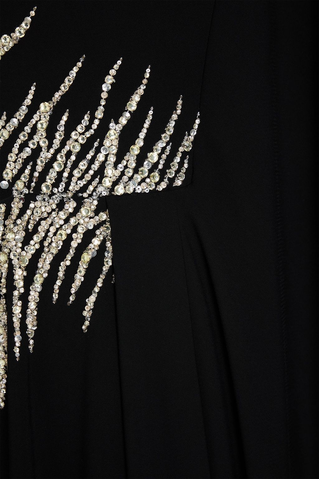 ZUHAIR MURAD Cutout sequin-embellished cady gown