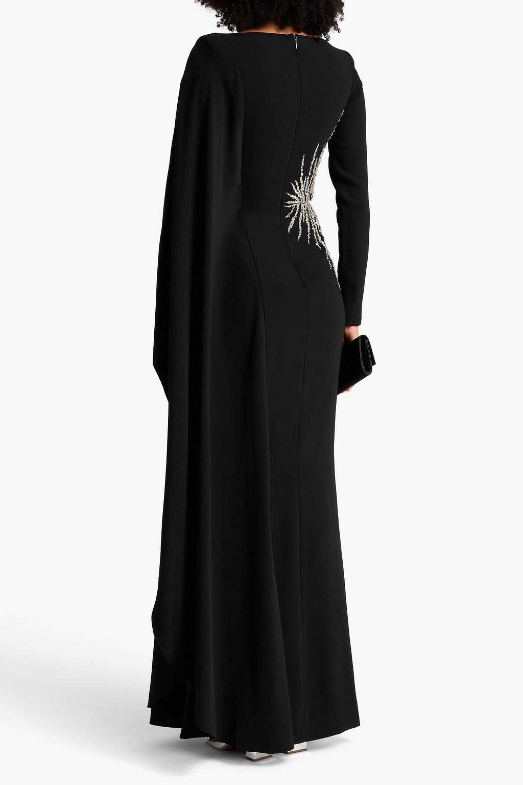 ZUHAIR MURAD Cutout sequin-embellished cady gown