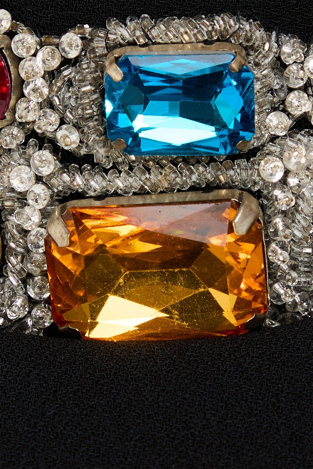 ZUHAIR MURAD Crystal-embellished cady gown