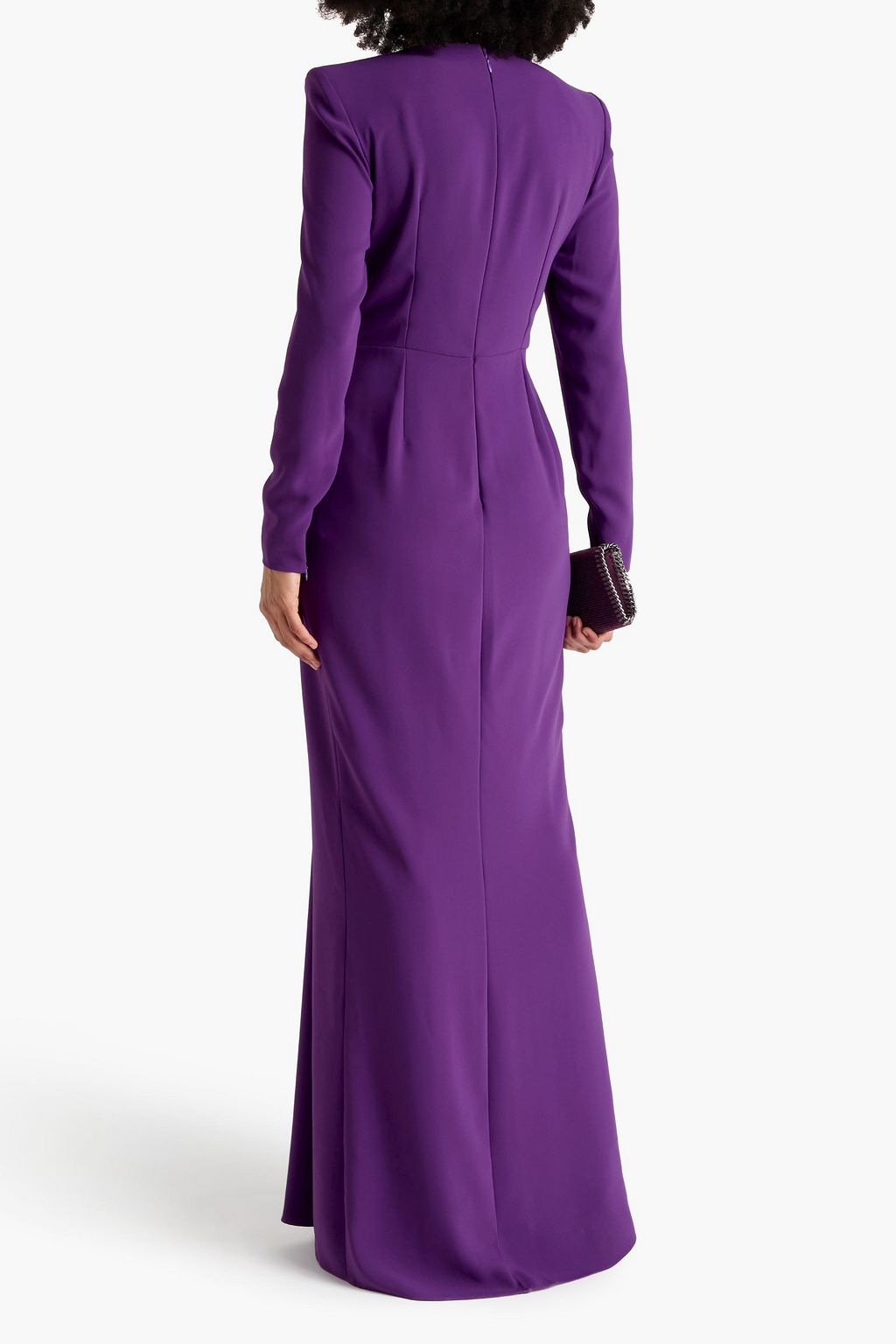 ZUHAIR MURAD Wrap-effect crepe gown