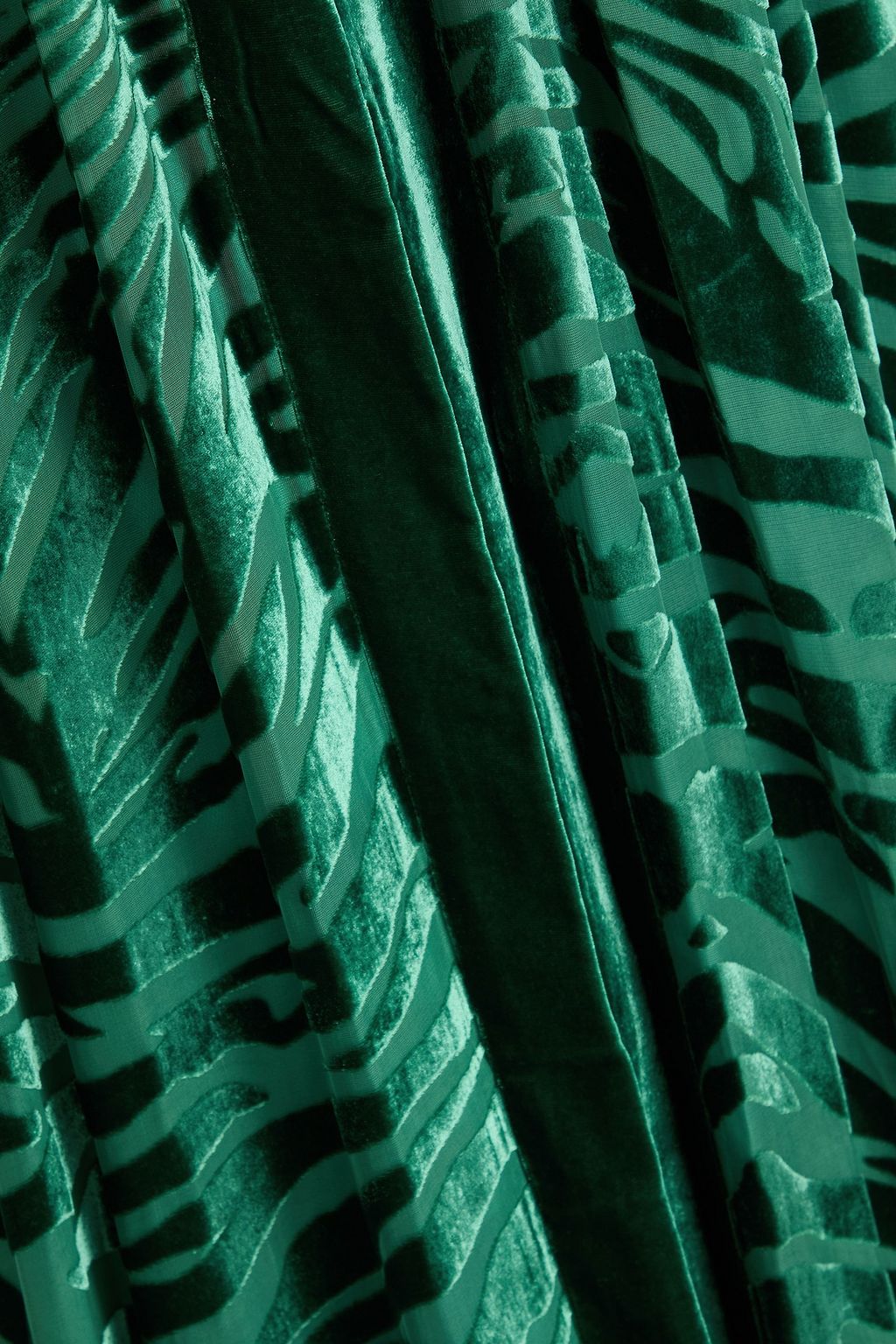 ZUHAIR MURAD Gathered devoré-velvet maxi dress