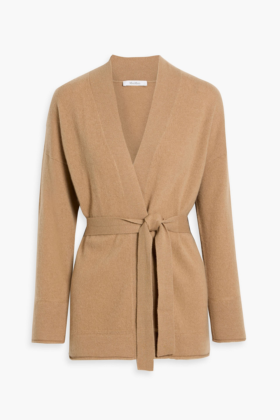 Max Mara Cashmere Cardigan In Brown