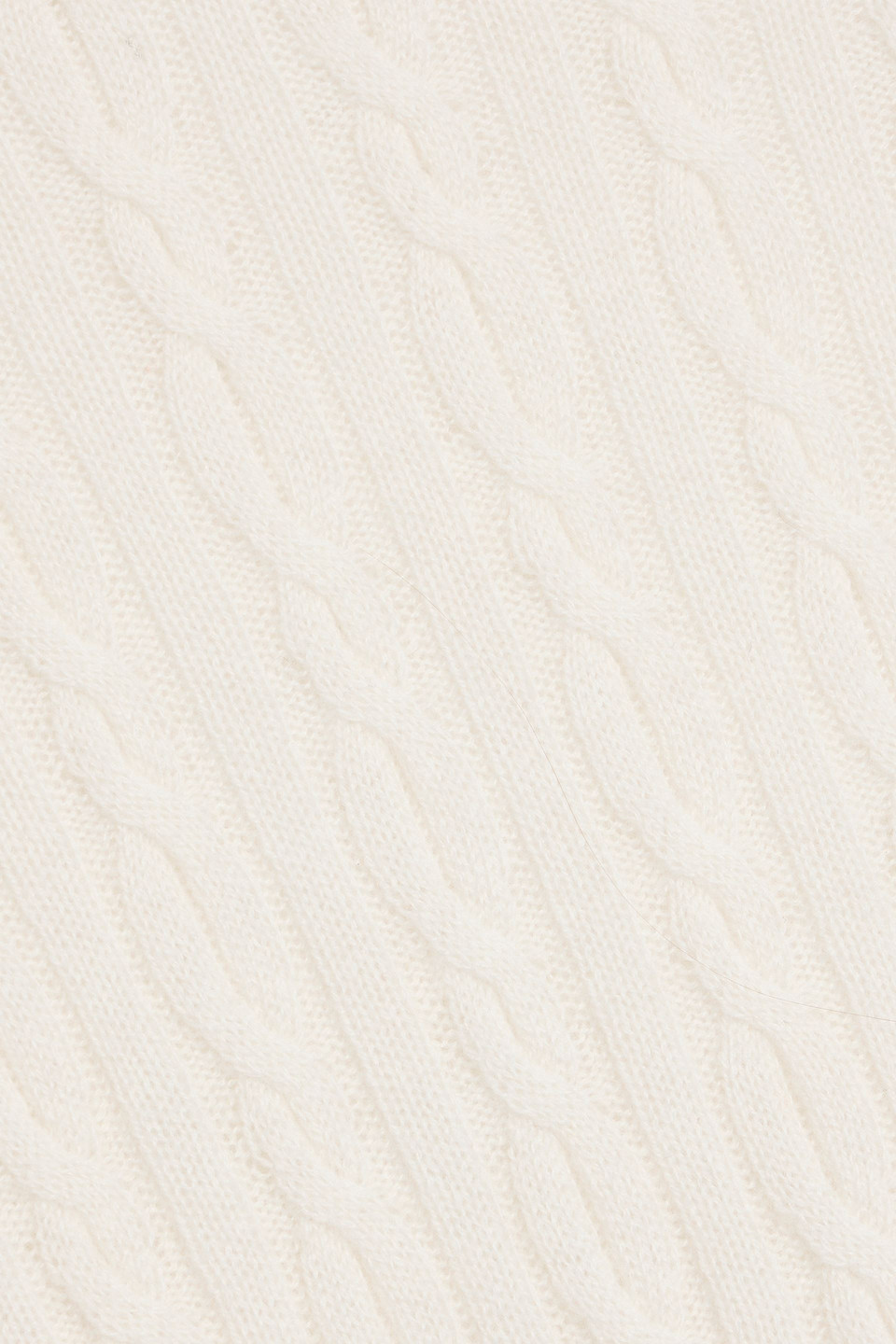 Guest In Residence Cable-knit Cashmere Vest In White