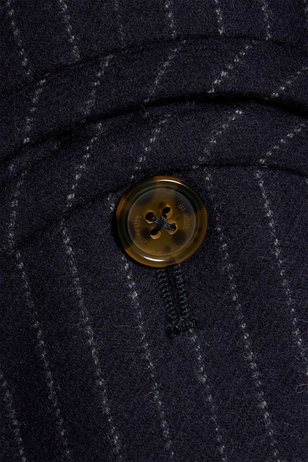 BLAZÉ MILANO Double-breasted pinstriped wool and cashmere-blend blazer