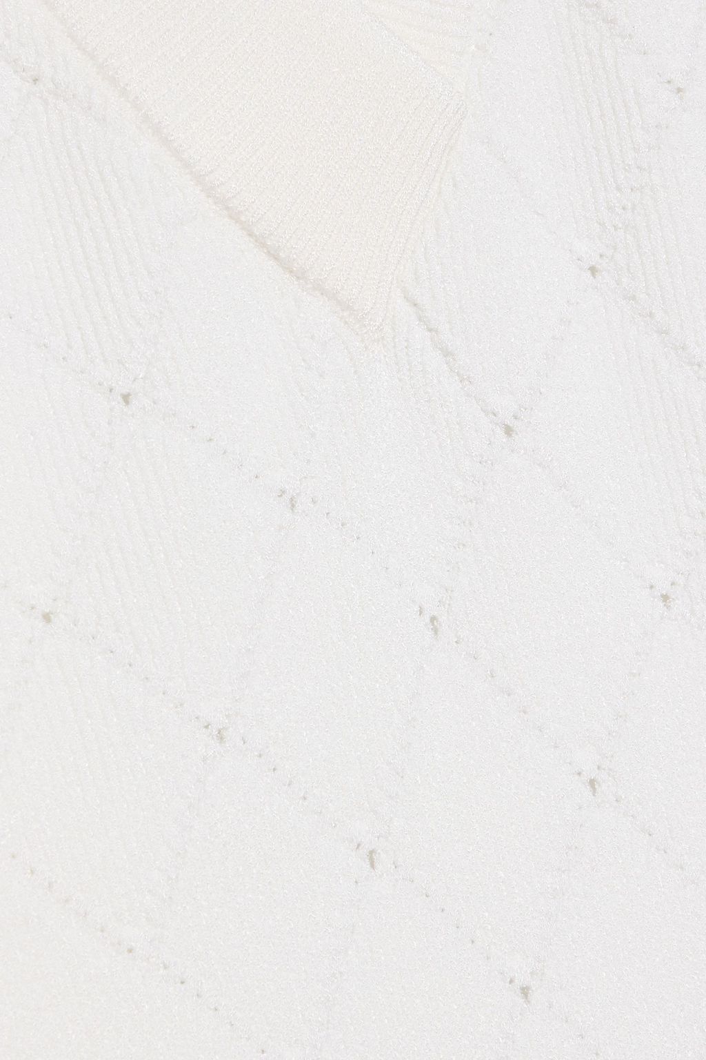 BALMAIN Jacquard-knit halterneck midi dress