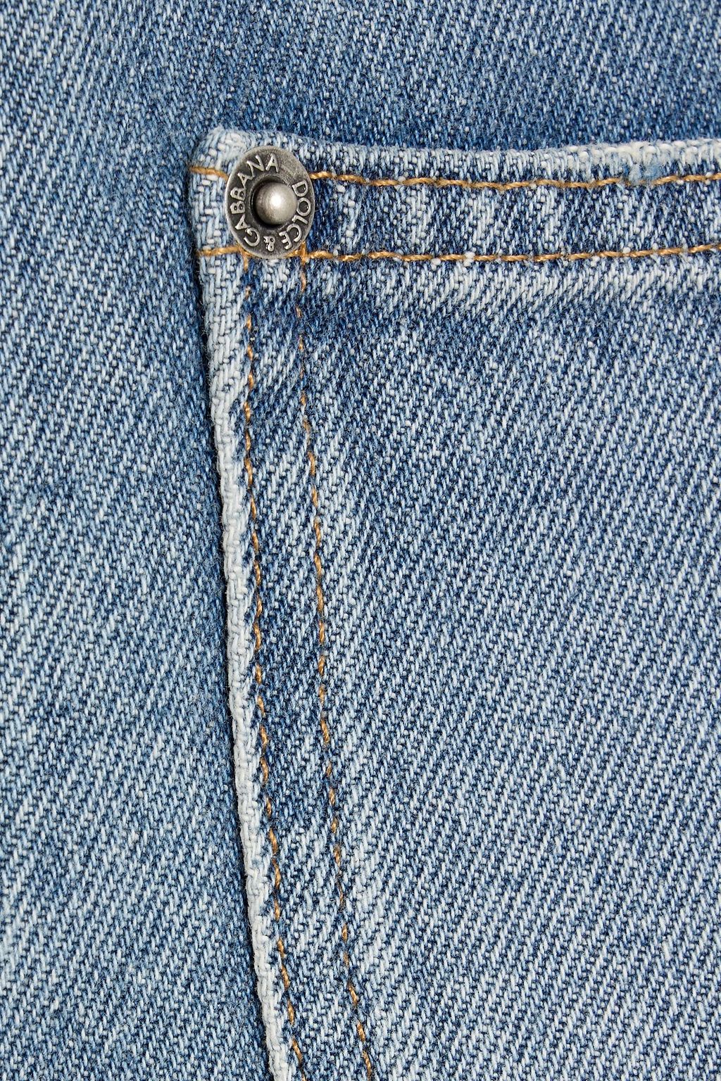 DOLCE&GABBANA High-rise straight-leg jeans