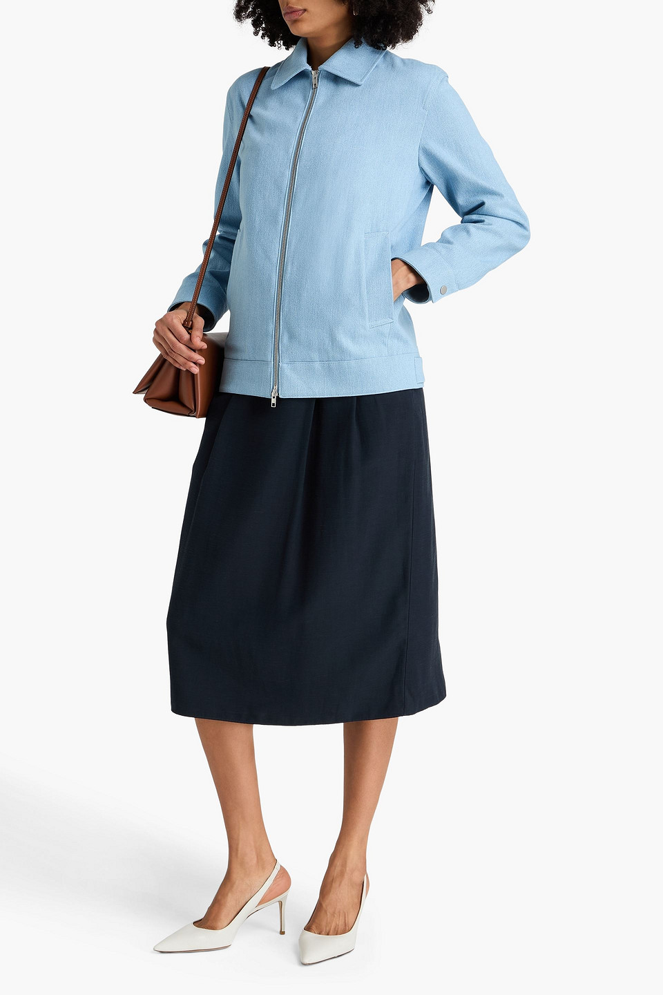 Vince Denim Jacket In Blue