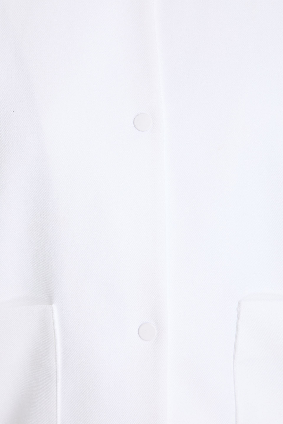 Vince Cotton-blend Gabardine Jacket In White