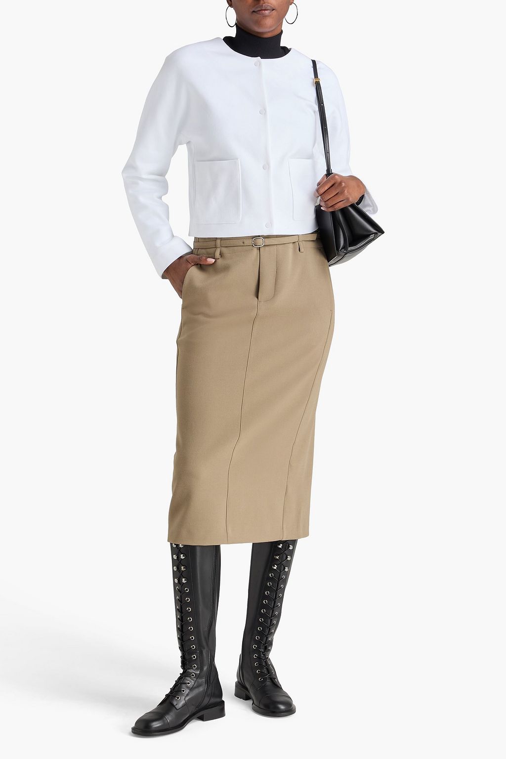 VINCE. Cotton-blend gabardine jacket