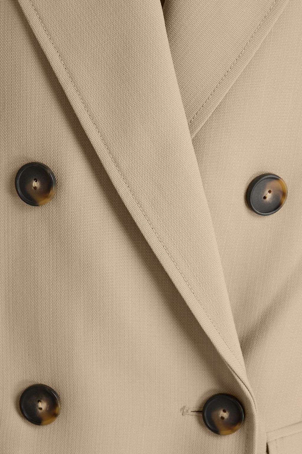 VINCE. Double-breasted canvas blazer