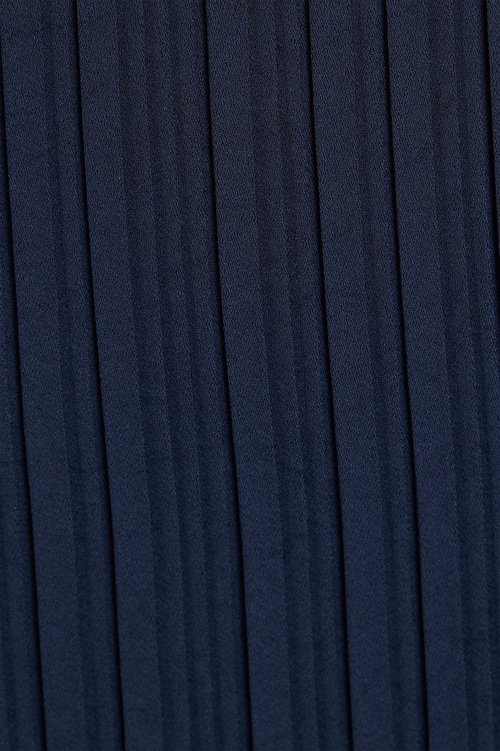 VINCE. Plissé-satin midi pencil skirt