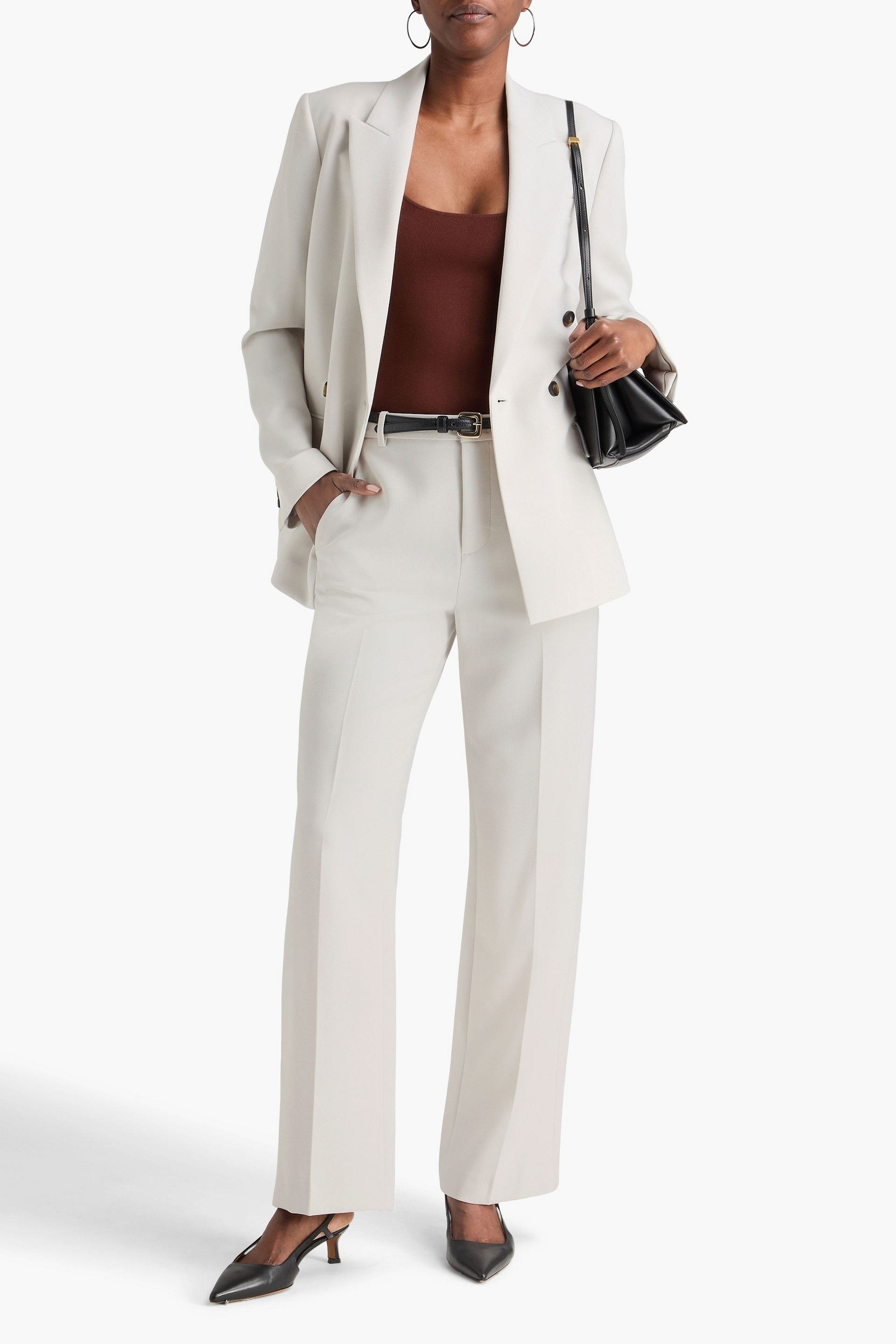 Vince Piqué straight-leg pants