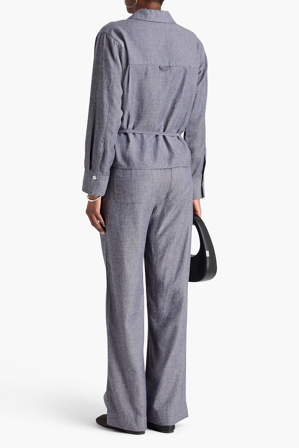 VINCE. Twill wide-leg pants