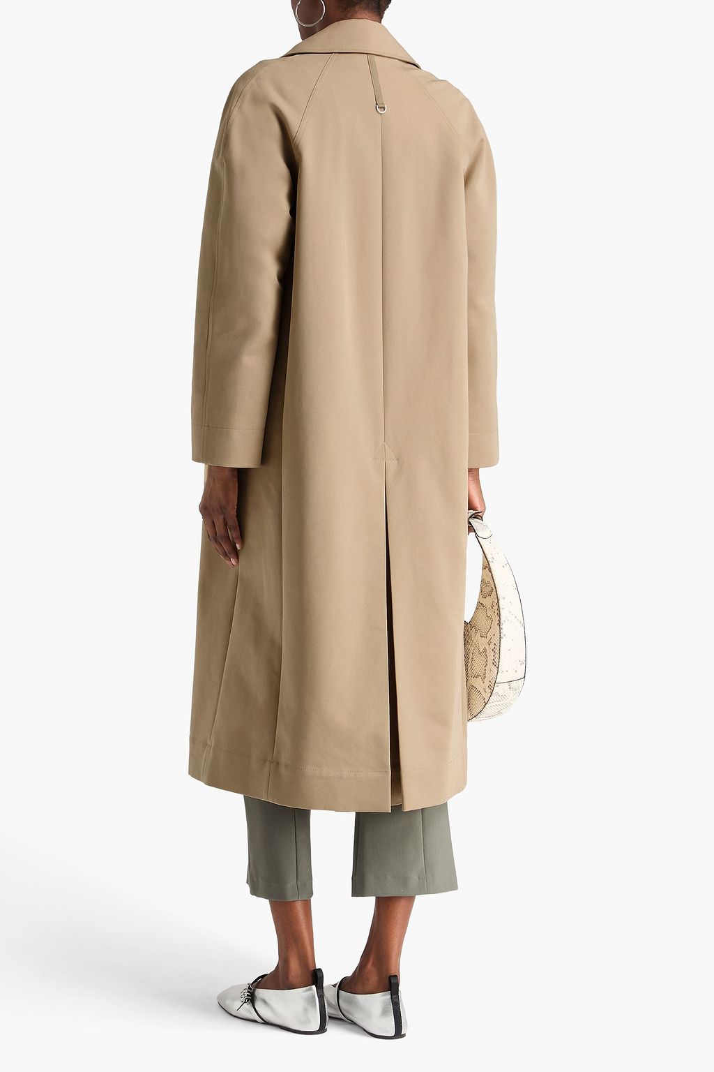 VINCE. Stretch cotton trench coat