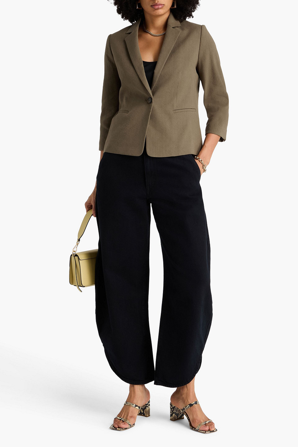  Vince. - Linen-blend Blazer - Grün - Us 4 