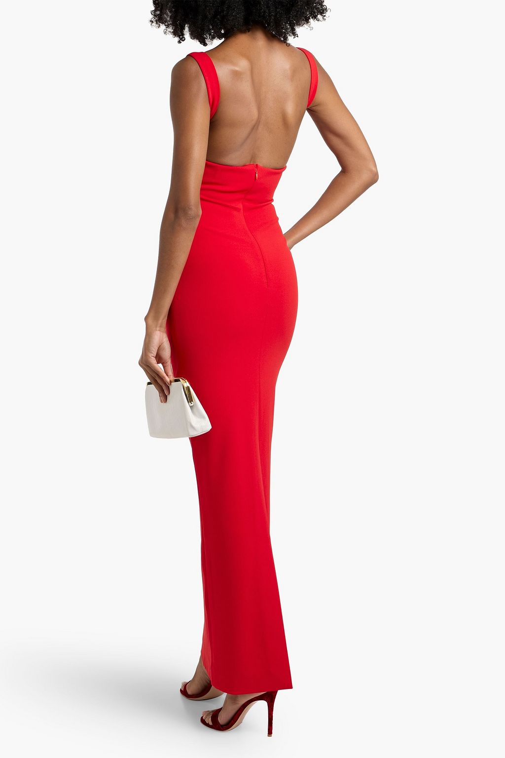 SOLACE LONDON Joni crepe maxi dress