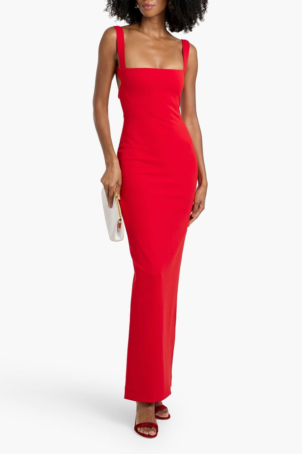 SOLACE LONDON Joni crepe maxi dress