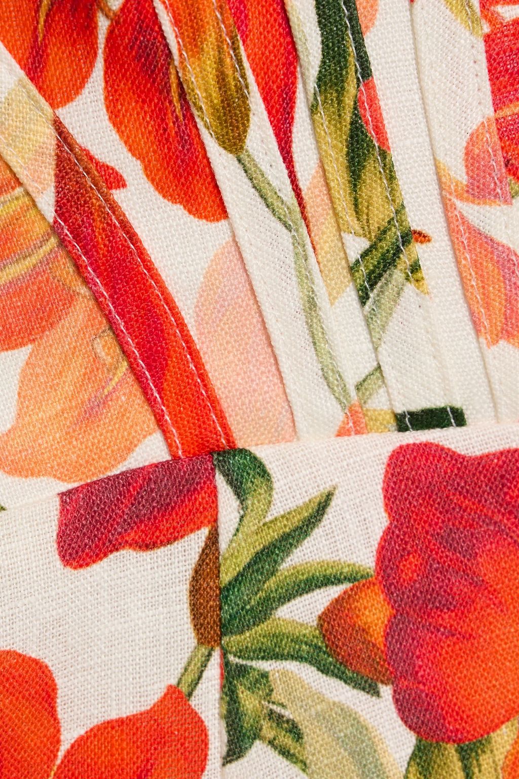 ZIMMERMANN Floral-print linen midi dress | THE OUTNET ZIMMERMANN Floral-print linen midi dress | THE OUTNET