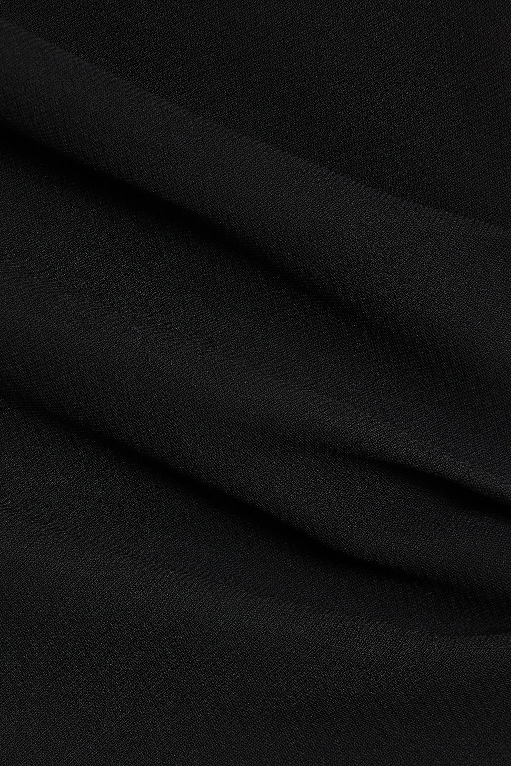 SIMKHAI Saskia one-shoulder draped crepe top