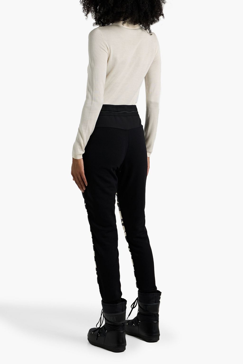 HOLDEN Fleece-paneled quilted shell track pants