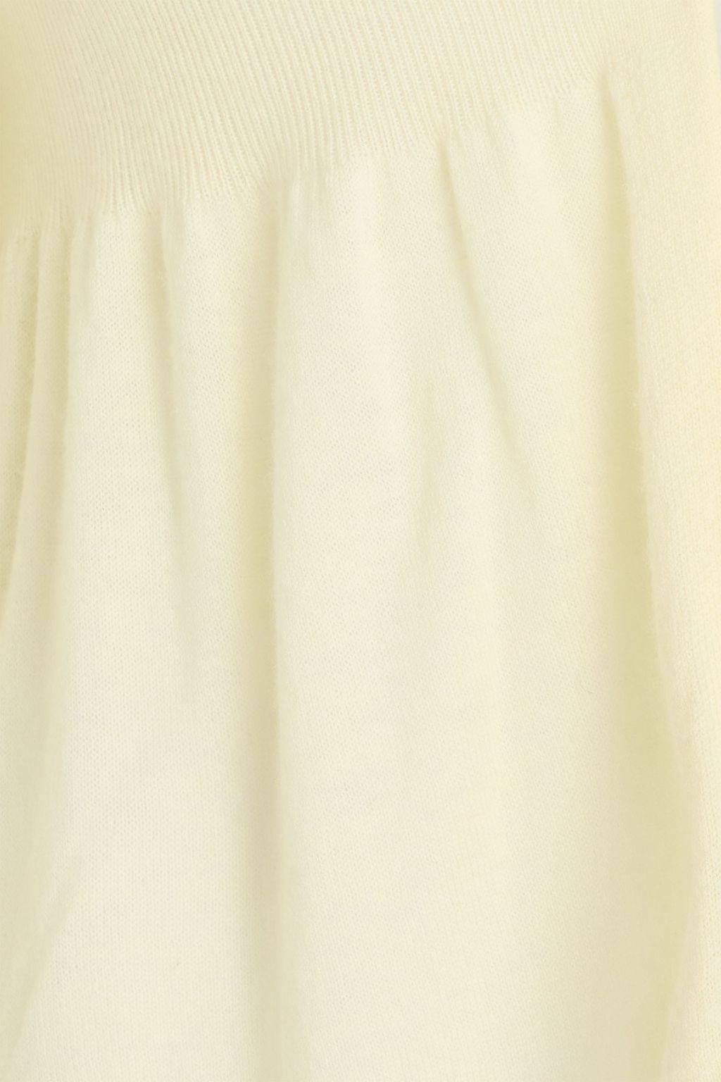 VINCE. Wool-blend peplum cardigan