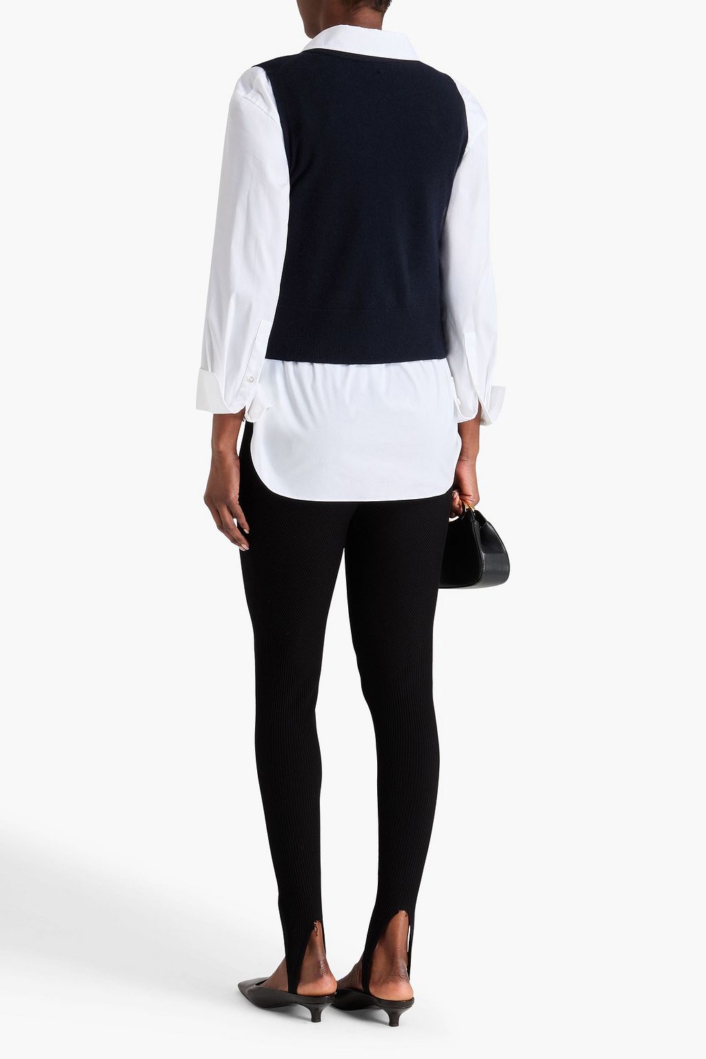 VINCE. Wool-blend vest