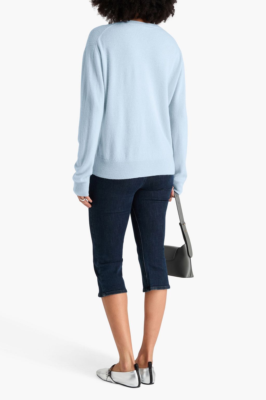 VINCE. Cashmere and silk-blend sweater
