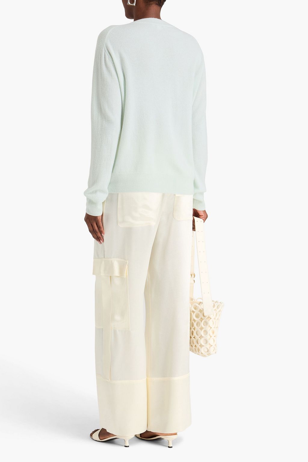 VINCE. Cashmere and silk-blend sweater