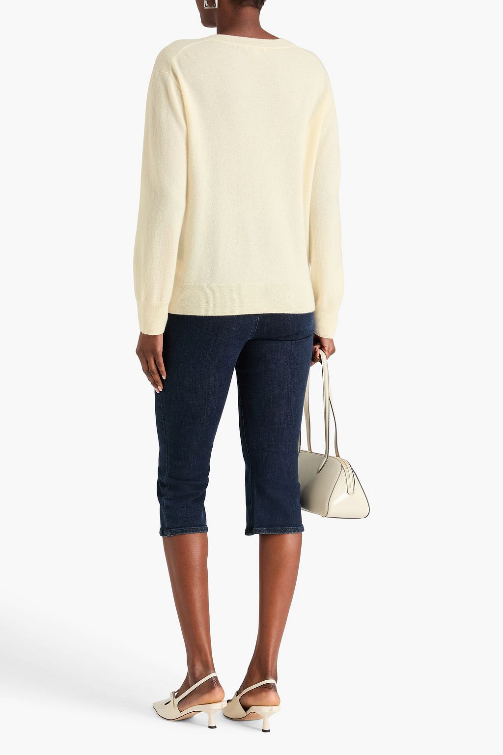 VINCE. Cashmere and silk-blend sweater
