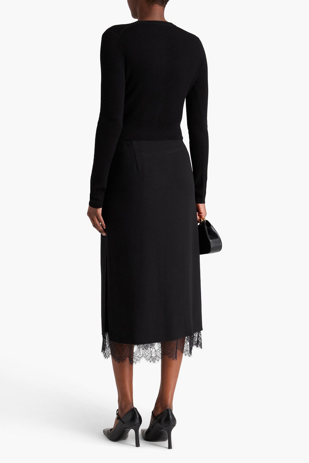 VINCE. Ribbed cashmere and silk-blend cardigan