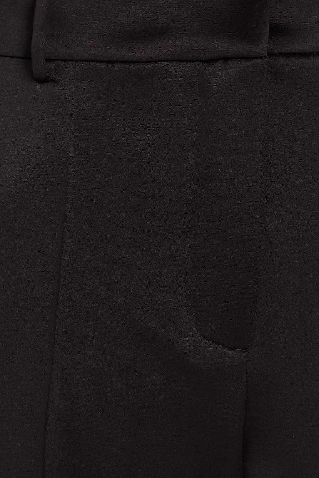 MAGDA BUTRYM Silk and wool-blend satin straight-leg pants
