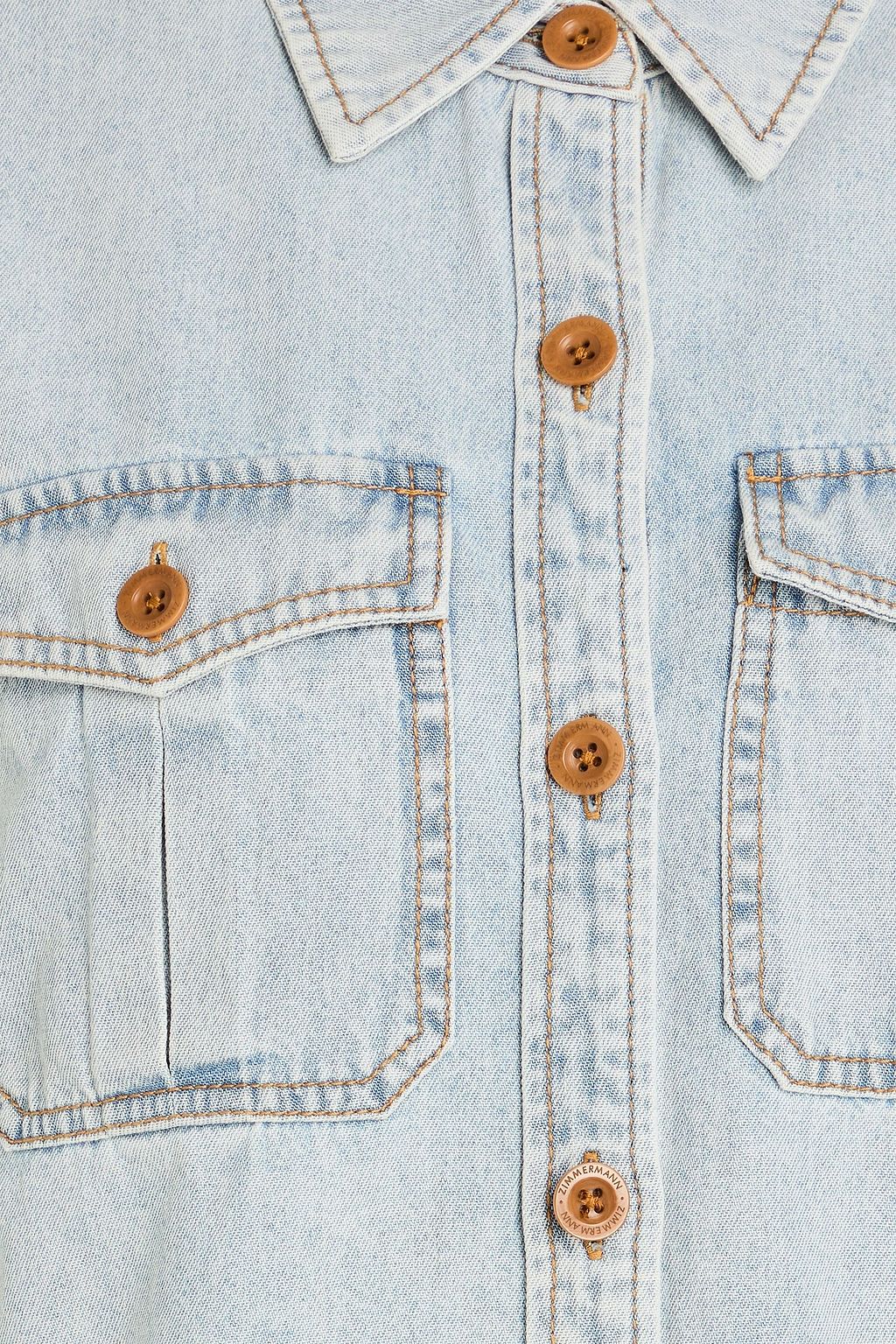 ZIMMERMANN Faded denim shirt