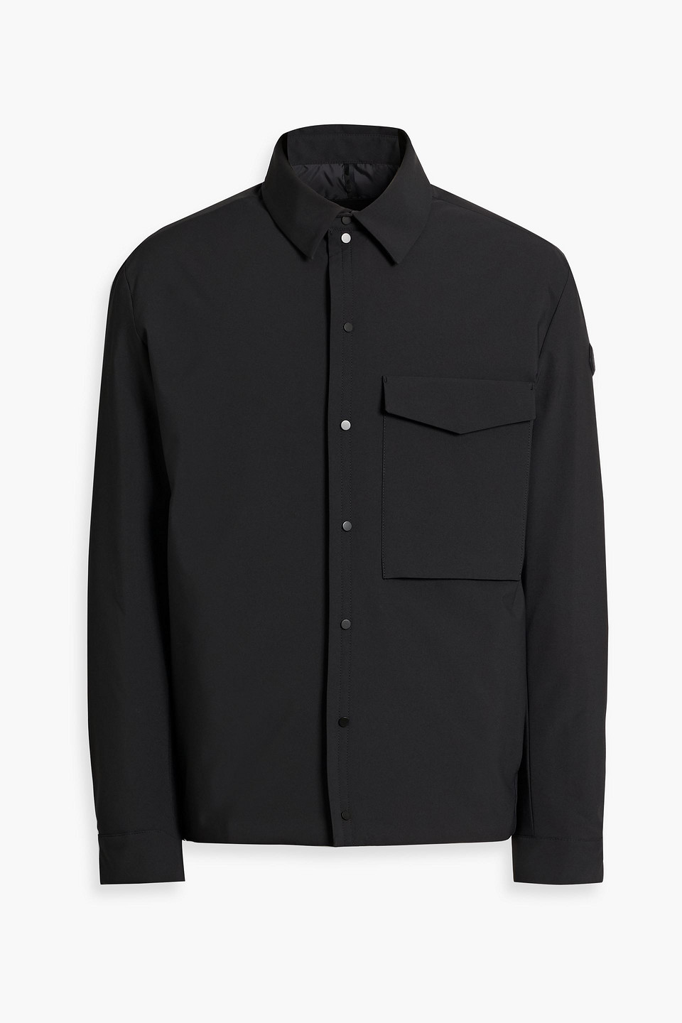 moncler - shell down jacket - black - 5