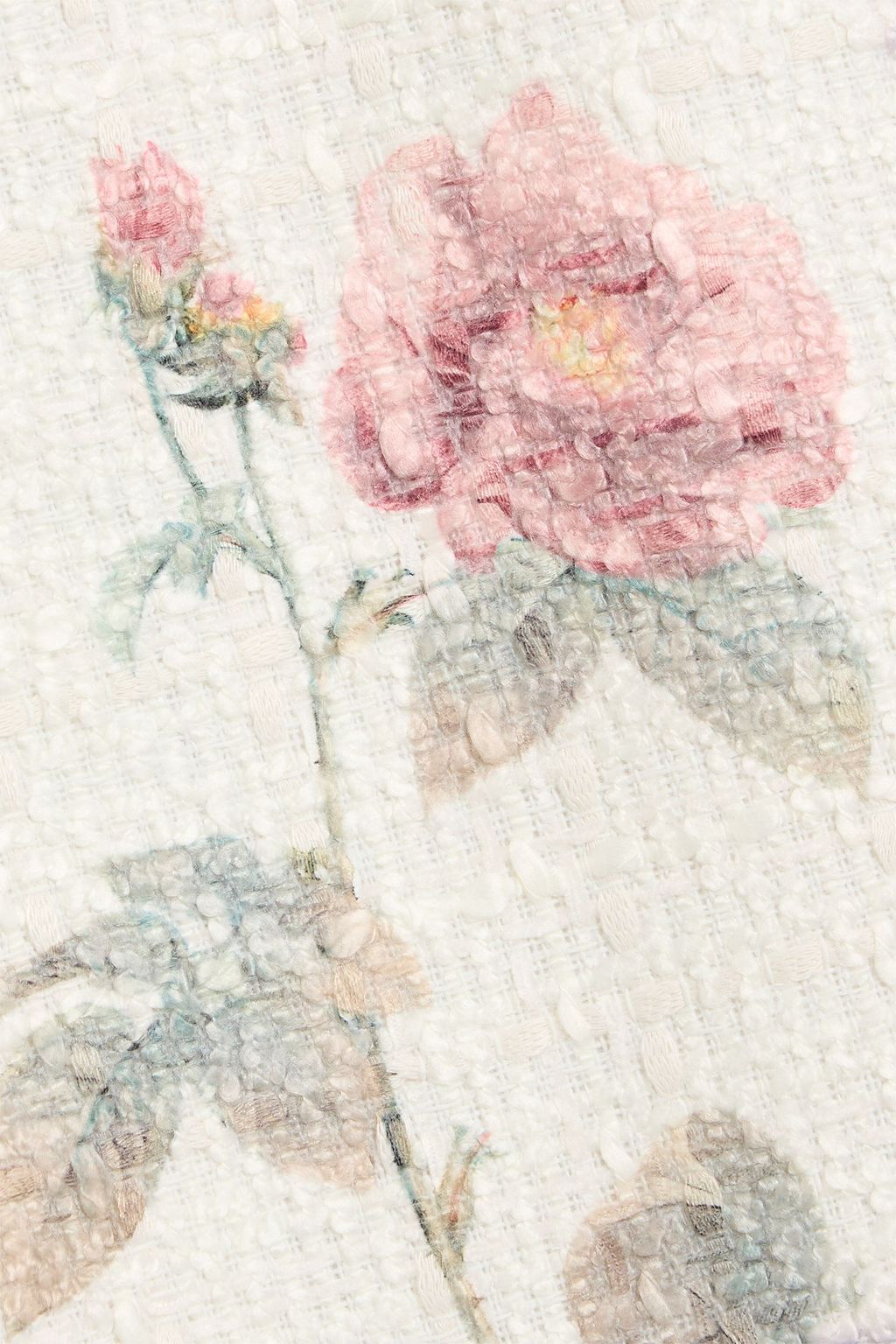 ALICE + OLIVIA Clyde floral-print tweed mini dress